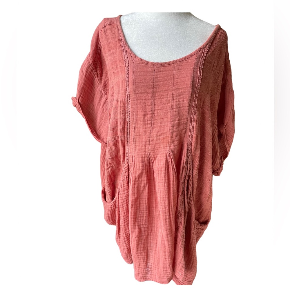 Women’s Size Small Boho Free People Coral Tunic Lounge Dress By Free People
